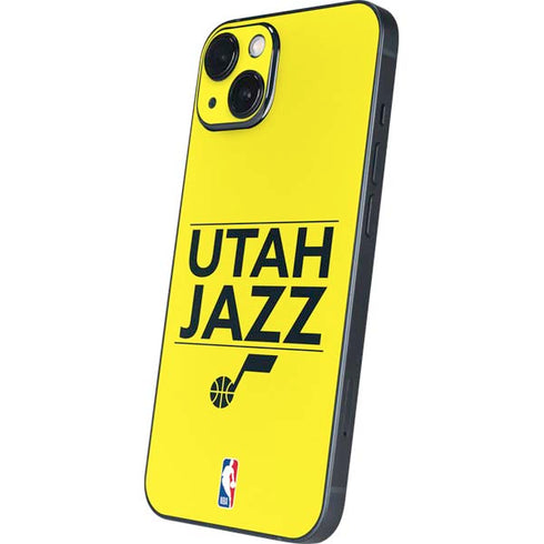 NBA Utah Jazz Standard - Yellow iPhone 14 Plus Skin